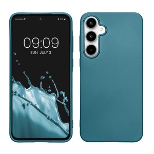 Husa Kwmobile pentru Samsung Galaxy A55 5G, Albastru, Silicon, KWM000021MI010C - Img 1