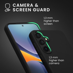 Husa Kwmobile pentru Samsung Galaxy A55, Negru, Silicon, KWM000021MG001C - Img 6