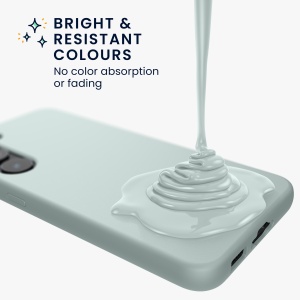 Husa Kwmobile pentru Samsung Galaxy A55, Verde deschis, Silicon, KWM000021ME015C - Img 5