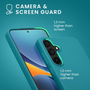 Husa Kwmobile pentru Samsung Galaxy A55, Verde, Silicon, KWM000021MG003C - Img 6