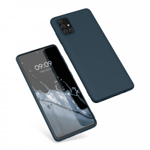 Husa Kwmobile pentru Samsung Galaxy A71, Silicon, Verde, 51208.186 - Img 2