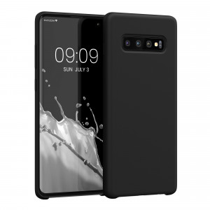 Husa kwmobile pentru Samsung Galaxy S10 Plus, Silicon, Negru, 49028.47 - Img 1