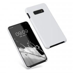 Husa Kwmobile pentru Samsung Galaxy S10e, Silicon, Alb, 47944.48 - Img 2
