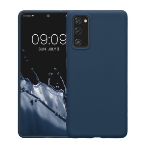 Husa Kwmobile pentru Samsung Galaxy S20 FE, Albastru, Silicon, KWM0000121L065C - Img 2