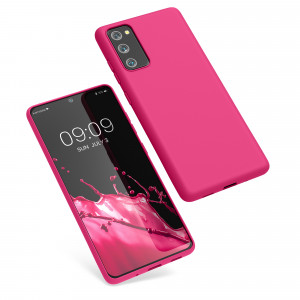Husa Kwmobile pentru Samsung Galaxy S20 FE, Silicon, Roz, 53604.77 - Img 2