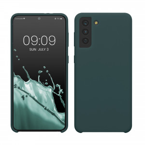 Husa kwmobile pentru Samsung Galaxy S21 Plus, Silicon, Verde, 54066.171 - Img 1
