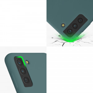 Husa kwmobile pentru Samsung Galaxy S21 Plus, Silicon, Verde, 54066.207 - Img 8