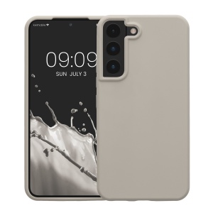 Husa Kwmobile pentru Samsung Galaxy S22, Gri deschis, Silicon, 56756.96 - Img 2