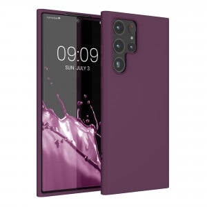 Husa Kwmobile pentru Samsung Galaxy S22 Ultra, Silicon, Violet, 57570.187 - Img 1