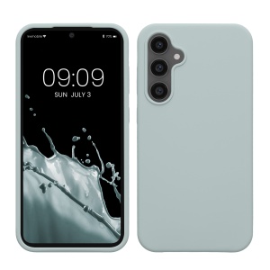 Husa Kwmobile pentru Samsung Galaxy S23 FE, Verde deschis, Silicon, KWM000021KZ013C - Img 1