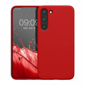 Husa kwmobile pentru Samsung Galaxy S23 Plus, Silicon, Rosu, 60274.208 - Img 2