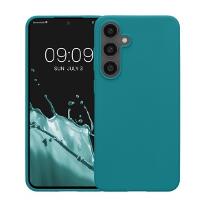 Husa Kwmobile pentru Samsung Galaxy S24 FE, Albastru, Silicon, KWM000021WC002C - Img 2