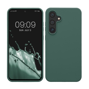 Husa Kwmobile pentru Samsung Galaxy S24 FE, Verde, Silicon, KWM000021WA009C - Img 1