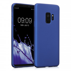 Husa Kwmobile pentru Samsung Galaxy S9, Silicon, Albastru, 44582.64 - Img 1