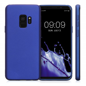 Husa Kwmobile pentru Samsung Galaxy S9, Silicon, Albastru, 44582.64 - Img 2