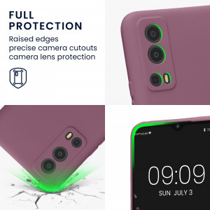 Husa Kwmobile pentru Vivo Y72 5G, Silicon, Violet, 59095.167 - Img 4