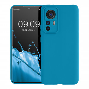 Husa kwmobile pentru Xiaomi 12T Pro, Silicon, Albastru, 60258.224 - Img 1