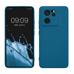 Husa Kwmobile pentru Xiaomi 13T/13T Pro, Albastru, Silicon, KWM000020IU006C - Img 1