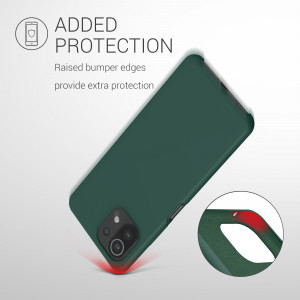 Husa Kwmobile pentru Xiaomi Mi 11 Lite 5G/11 Lite 5G NE, Silicon, Verde, 54730.169 - Img 6