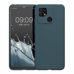 Husa Kwmobile pentru Xiaomi Redmi 10C, Silicon, Albastru, 59231.202 - Img 2