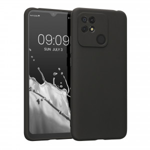 Husa Kwmobile pentru Xiaomi Redmi 10C, Silicon, Negru, 59231.47 - Img 1