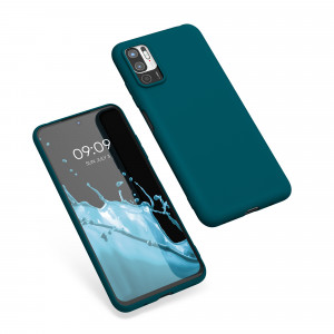Husa Kwmobile pentru Xiaomi Redmi Note 10 5G, Silicon, Albastru, 54947.224 - Img 2