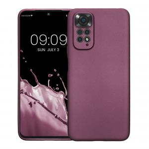 Husa kwmobile pentru Xiaomi Redmi Note 11/Redmi Note 11S, Silicon, Mov, 58651.230 - Img 1