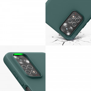 Husa Kwmobile pentru Xiaomi Redmi Note 11/Redmi Note 11s, Silicon, Verde, 57368.169 - Img 8