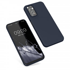 Husa Kwmobile pentru Xiaomi Redmi Note 11/Redmi Note 11s, Silicon, Albastru, 57368.186 - Img 2