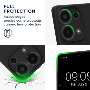 Husa Kwmobile pentru Xiaomi Redmi Note 13 Pro, Negru, Silicon, KWM000020NZ001C - Img 4