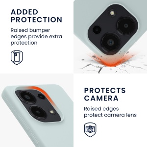 Husa Kwmobile pentru Xiaomi Redmi Note 13 Pro, Verde deschis, Silicon, KWM000020LT005C - Img 4