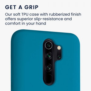 Husa Kwmobile pentru Xiaomi Redmi Note 8 Pro, Silicon, Albastru, 50248.224 - Img 4