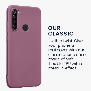 Husa Kwmobile pentru Xiaomi Redmi Note 8, Visiniu, Silicon, KWM000010LR007C - Img 3