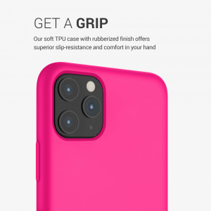 Husa pentru Apple iPhone 11 Pro Max, Silicon, Roz, 49725.08 - Img 7