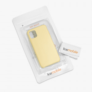 Husa pentru Apple iPhone 11, Silicon, Galben, 49724.158 - Img 8