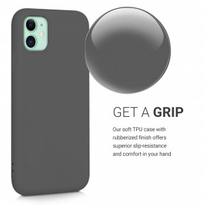 Husa pentru Apple iPhone 11, Silicon, Gri, 50791.155 - Img 5