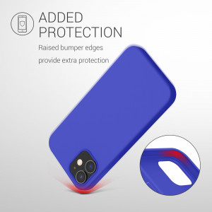 Husa pentru Apple iPhone 12 / iPhone 12 Pro, Silicon, Albastru, 53938.134, kwmobile - Img 7