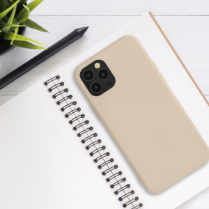 Husa pentru Apple iPhone 12 / iPhone 12 Pro, Silicon, Crem, 53844.154 - Img 3