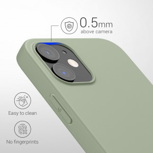 Husa pentru Apple iPhone 12 / iPhone 12 Pro, Silicon, Verde, 53938.172, kwmobile - Img 4