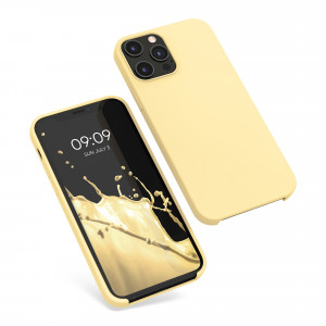 Husa pentru Apple iPhone 12 Pro Max, Silicon, Galben, 52644.158 - Img 2