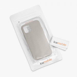 Husa pentru Apple iPhone 12 Pro Max, Silicon, Gri, 52644.43 - Img 7