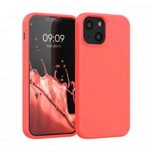 Husa pentru Apple iPhone 13 Mini, Silicon, Roz, 55877.141, kwmobile - Img 1