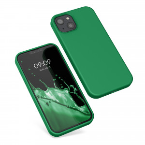 Husa pentru Apple iPhone 13, Silicon, Verde, 55878.227, kwmobile - Img 2