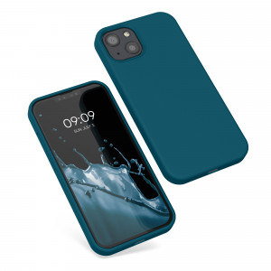Husa pentru Apple iPhone 13, Silicon, Verde, 55878.57, kwmobile - Img 2