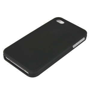 Husa pentru Apple iPhone 4 / iPhone 4s, Silicon, Negru, 10719 - Img 2