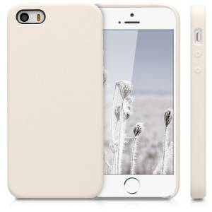 Husa pentru Apple iPhone 5 / iPhone 5s / iPhone SE, Silicon, Crem, 42766.16 - Img 2
