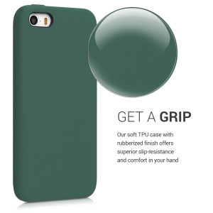 Husa pentru Apple iPhone 5 / iPhone 5s / iPhone SE, Silicon, Verde, 42766.166 - Img 4