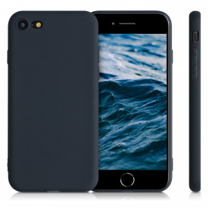 Husa pentru Apple iPhone 8 / iPhone 7 / iPhone SE 2, Silicon, Albastru, 39458.186, kwmobile - Img 2