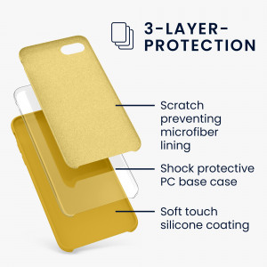 Husa pentru Apple iPhone 8 / iPhone 7 / iPhone SE 2, Silicon, Galben, 40225.143 - Img 3