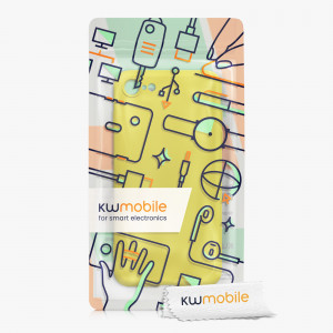 Husa pentru Apple iPhone 8 / iPhone 7 / iPhone SE 2, Silicon, Galben, 49979.165, kwmobile - Img 8